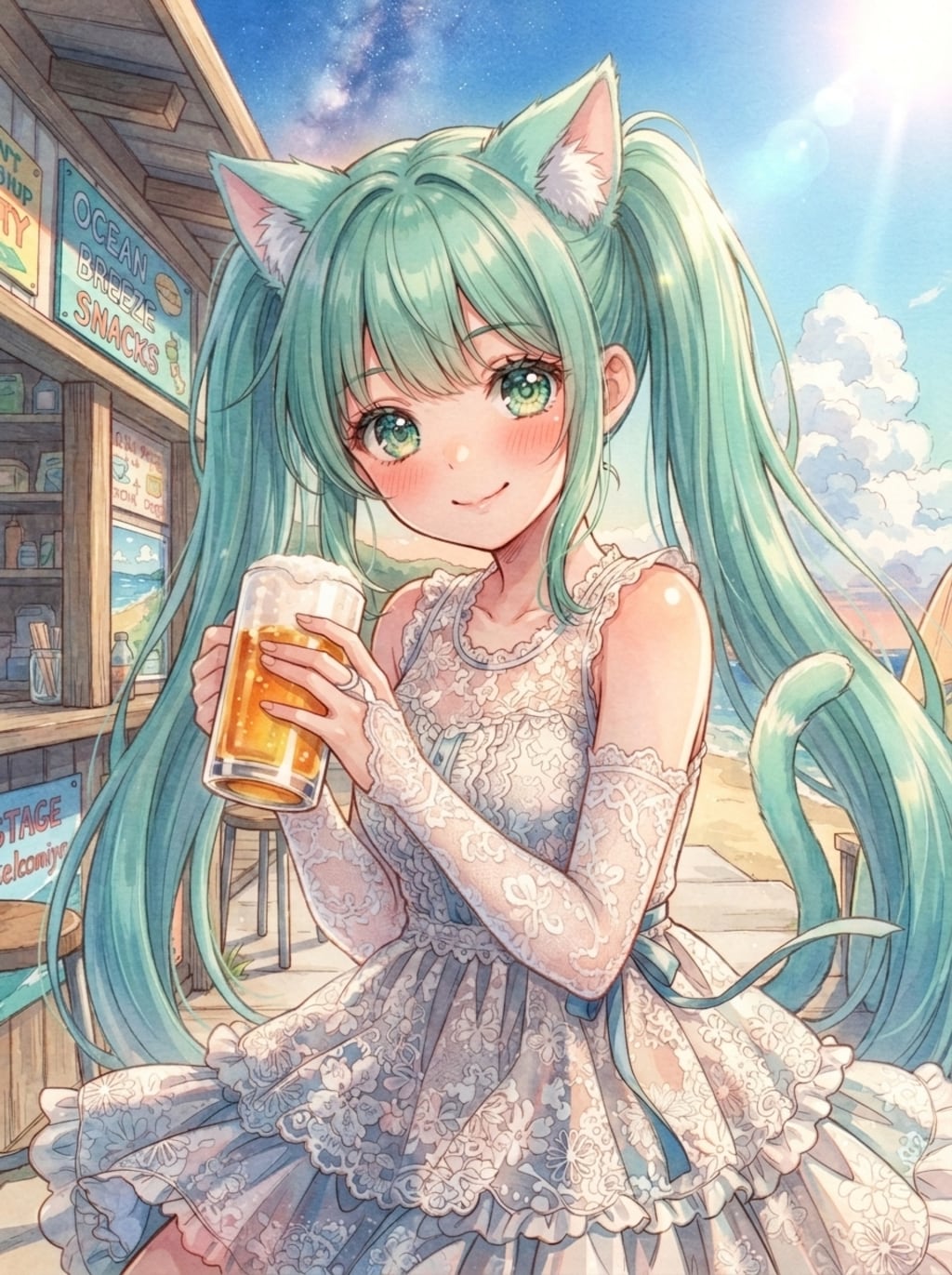 みどツイにゃん