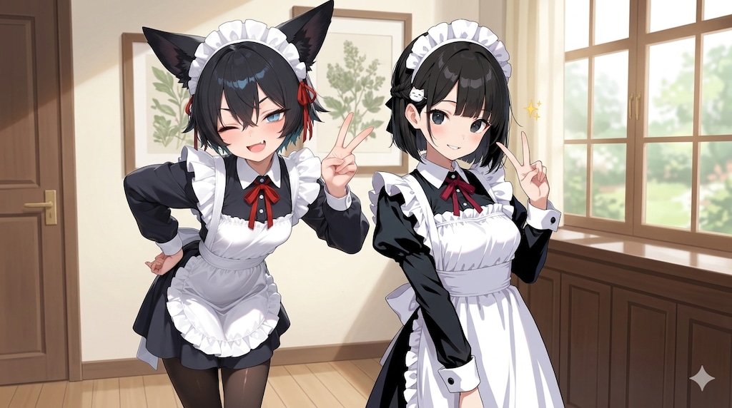 紗奈さん×凜猫ちゃん