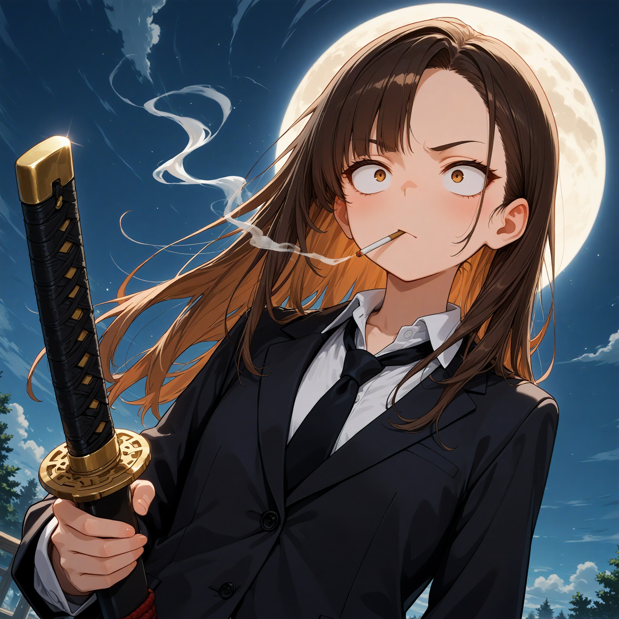 煙と月影