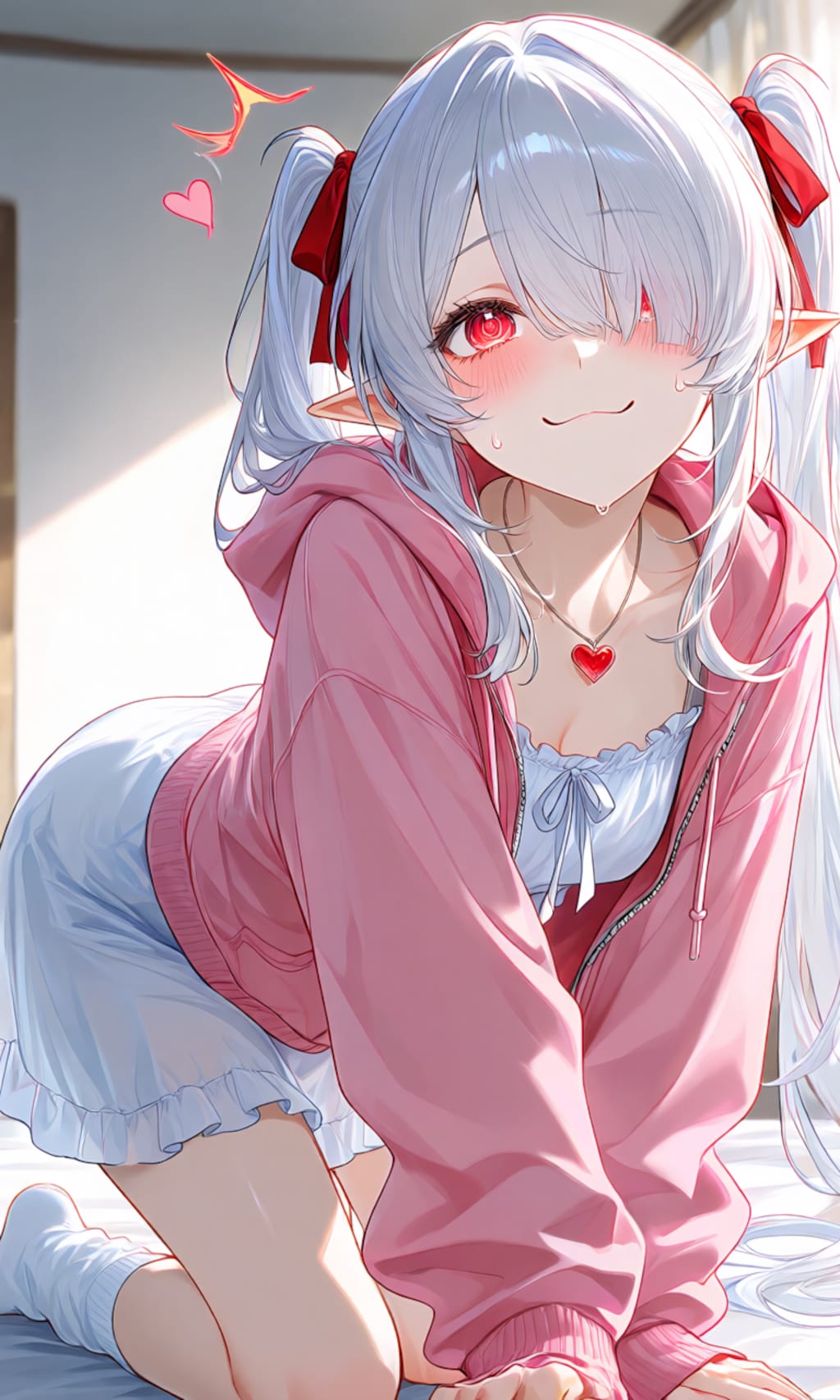 22、朝起こしに来たシロネさん