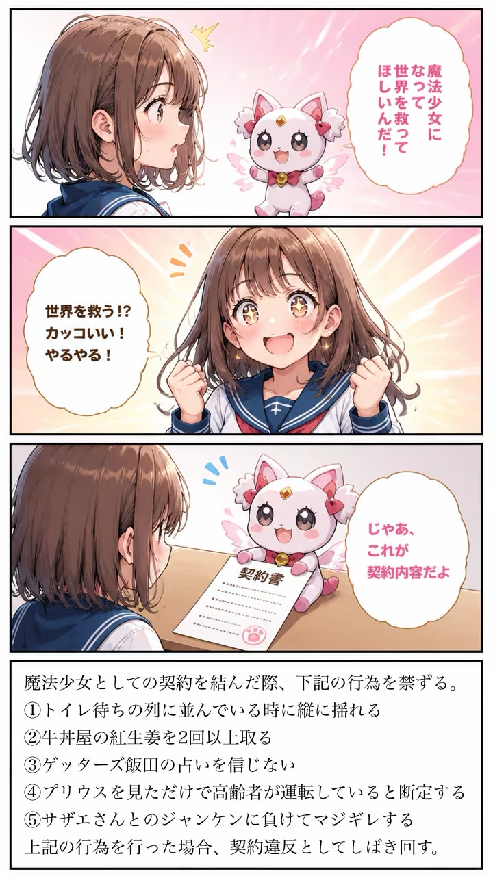 【回答】魔法少女の契約…？