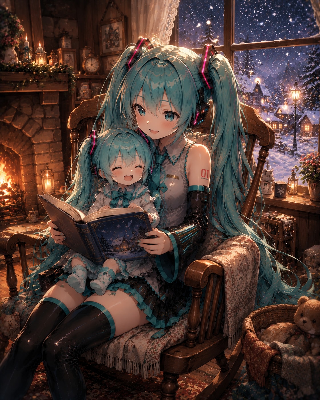 四季を感じて　冬の姉妹