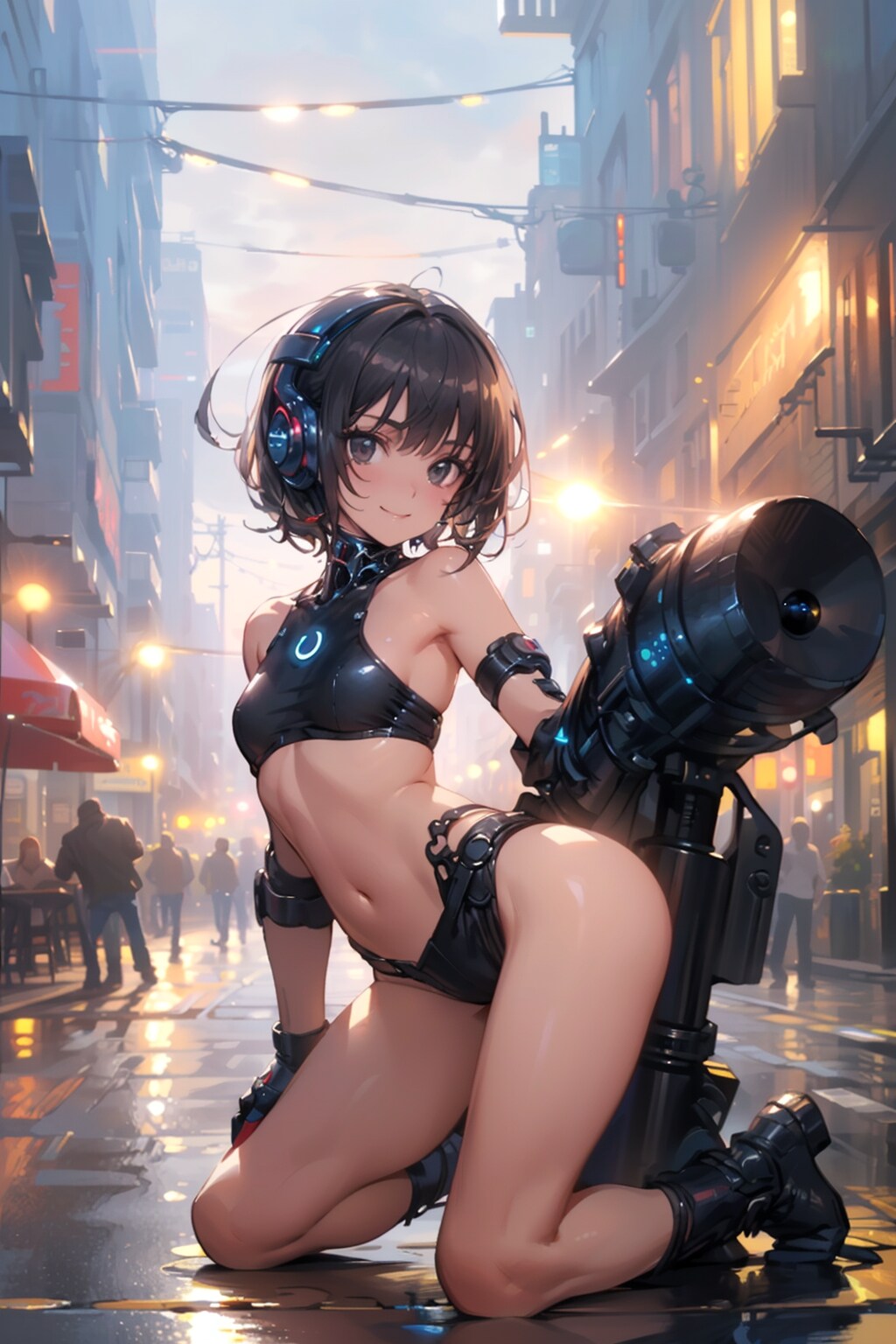少しはサイバーパンクのイメージに近くなった気がします