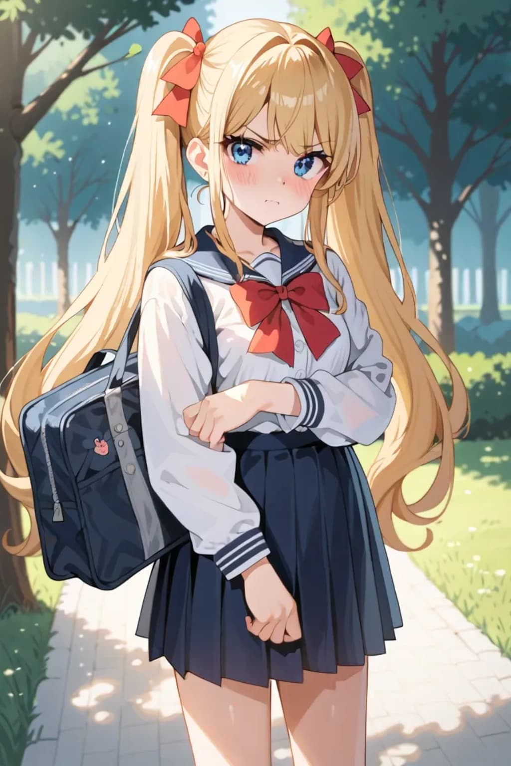 ツンツン金髪セーラー結城莉奈ちゃん🩷