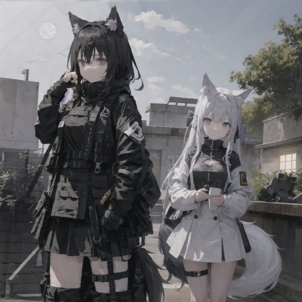 荒廃世界の狼少女