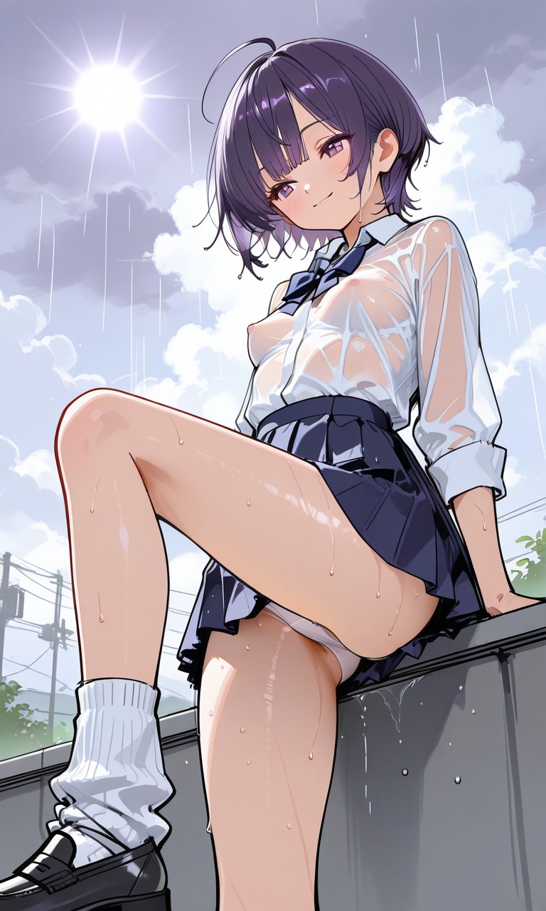 濡れ透け烏夜ちゃん