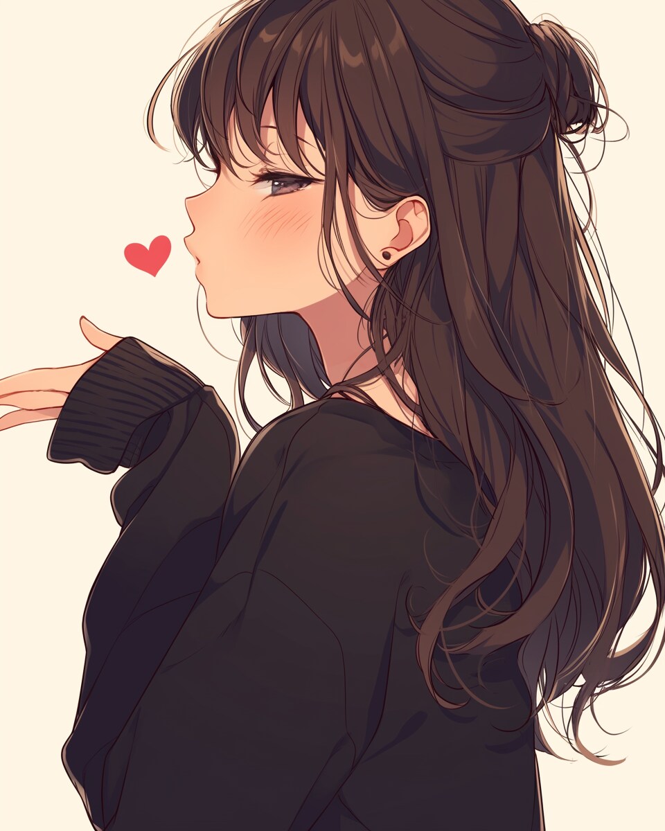 blow a kiss | の人気AIイラスト・グラビア