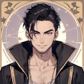 【R15】セクシーな占い師っぽい黒髪短髪男性★（12枚） 11枚目
