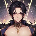 【R15】セクシーな占い師っぽい黒髪短髪男性★（12枚） 5枚目