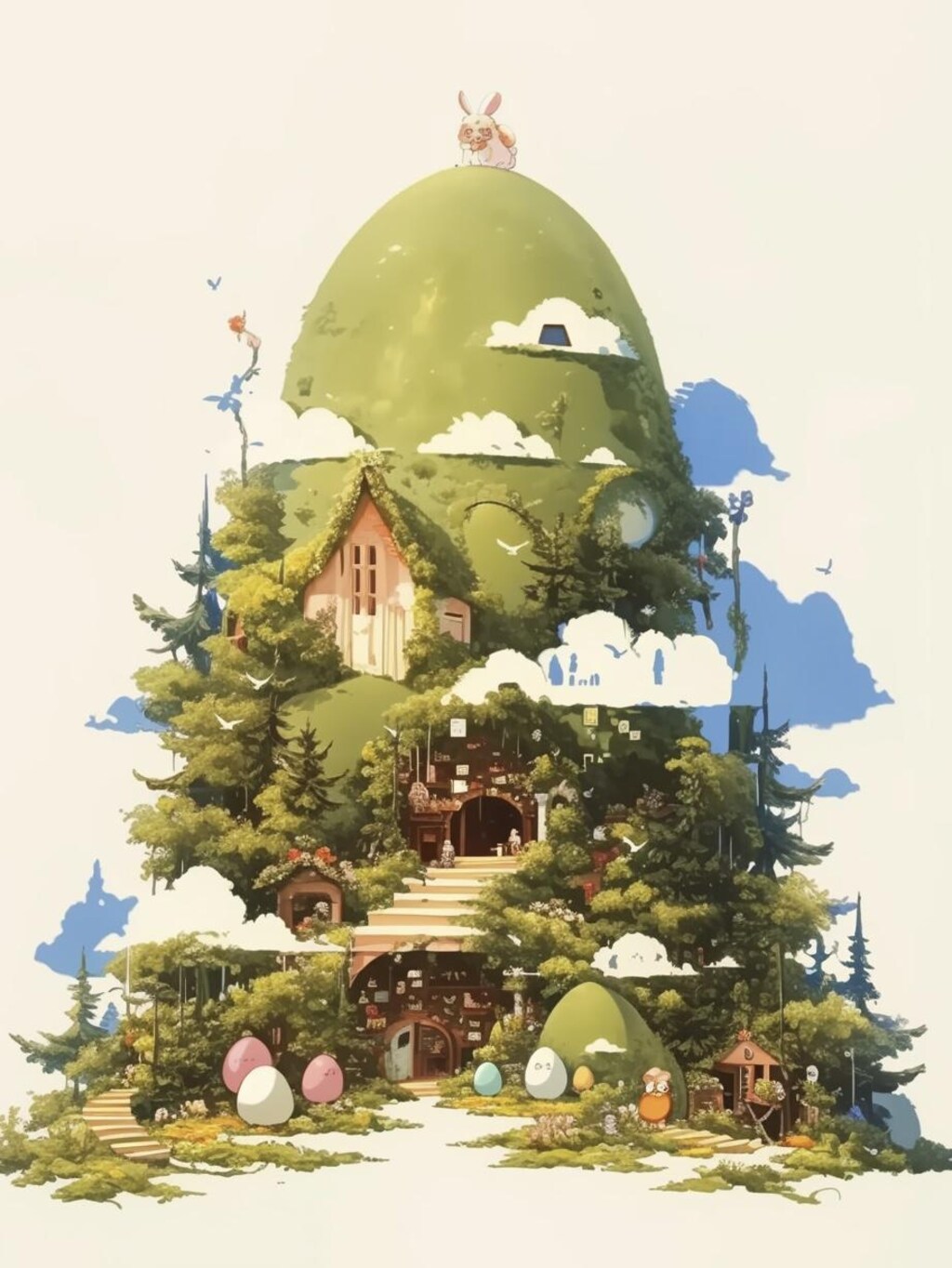 未来島エッグヘッド　自然共存