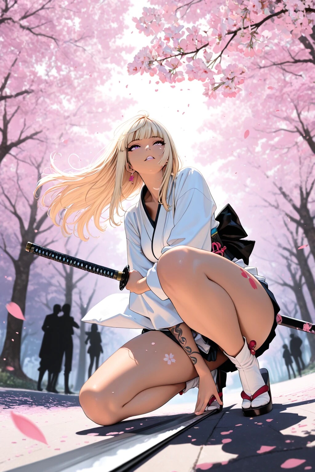 ★白ギャル武士