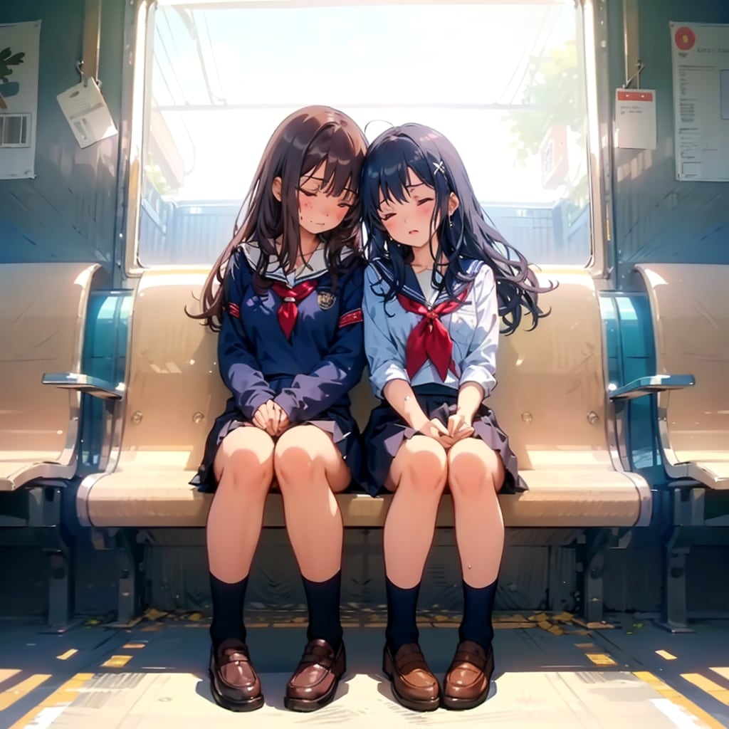 セーラー服紺ハイソックス