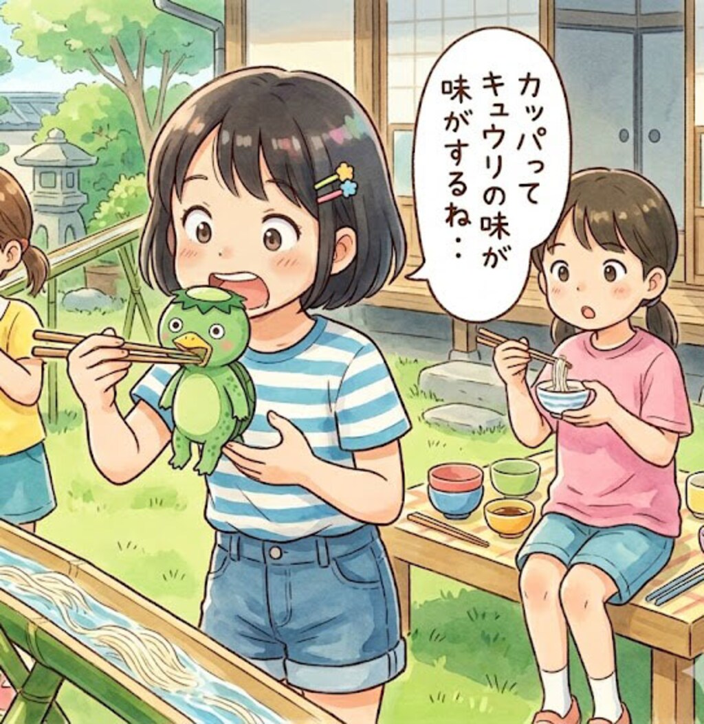 かっぱはきゅうりの味がする