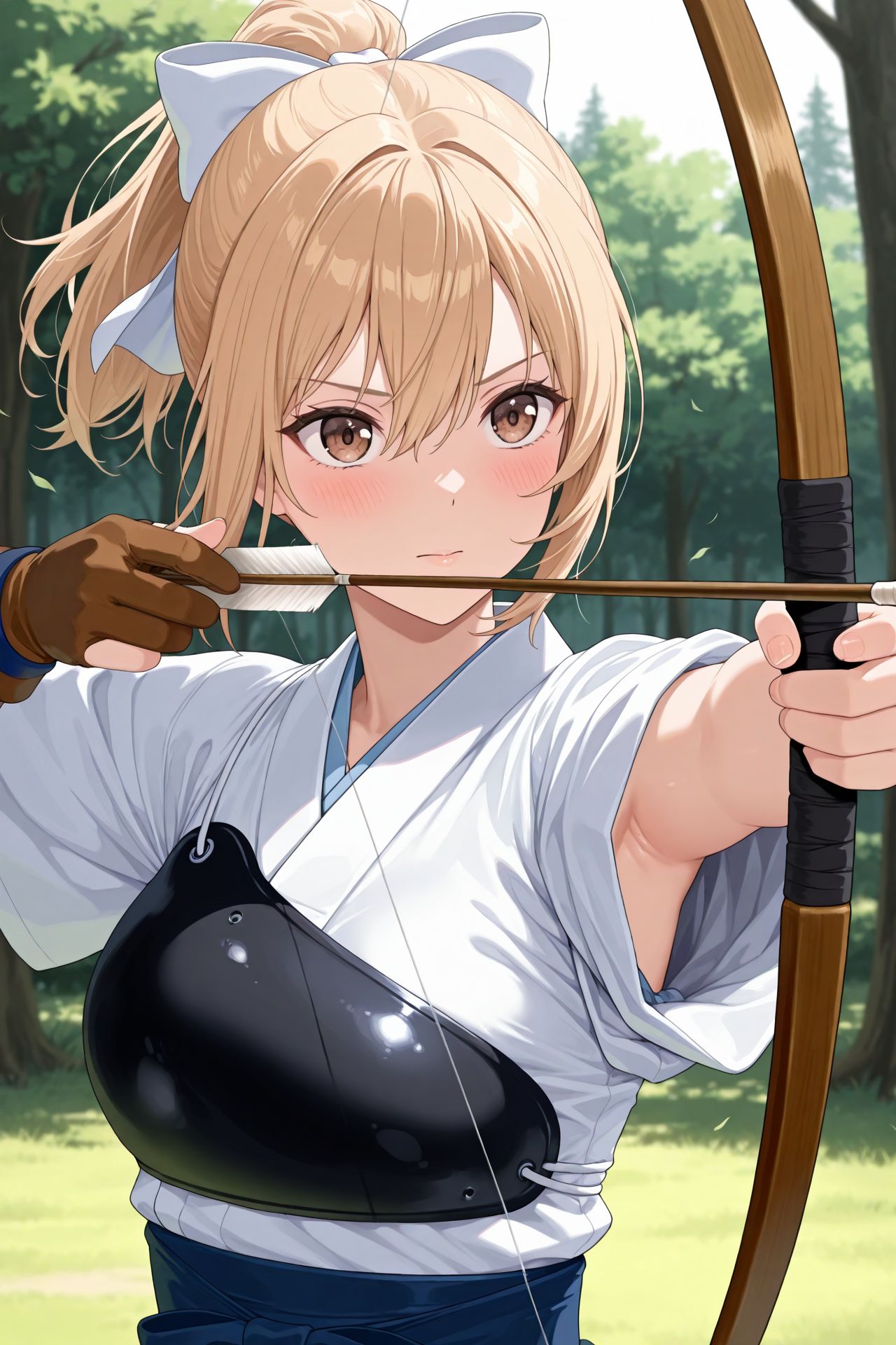 弓道少女 | の人気AIイラスト・グラビア