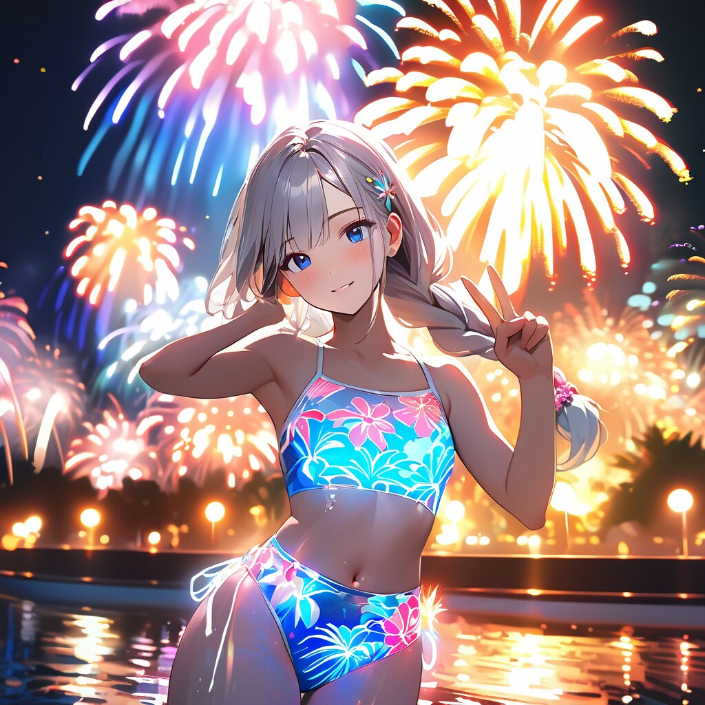 花火大会と葵音ちゃん