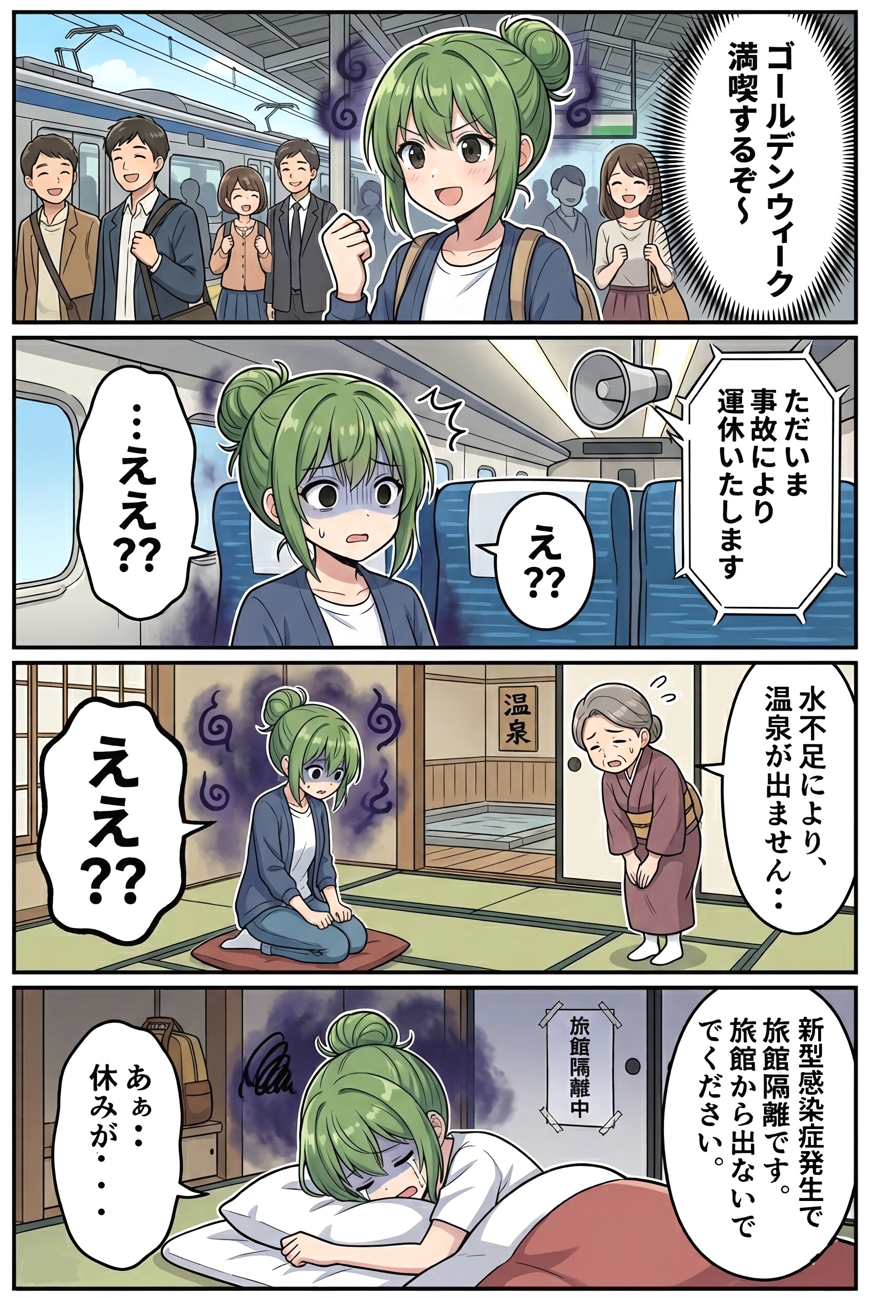 不幸のゴールデンウィーク