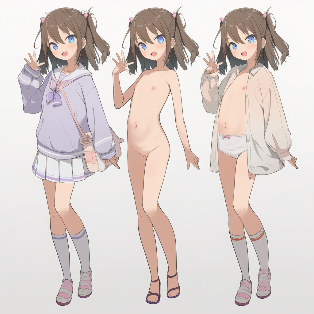 AIお任せ　ロリちゃんのバリエーション