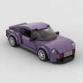 紫の車 2枚目