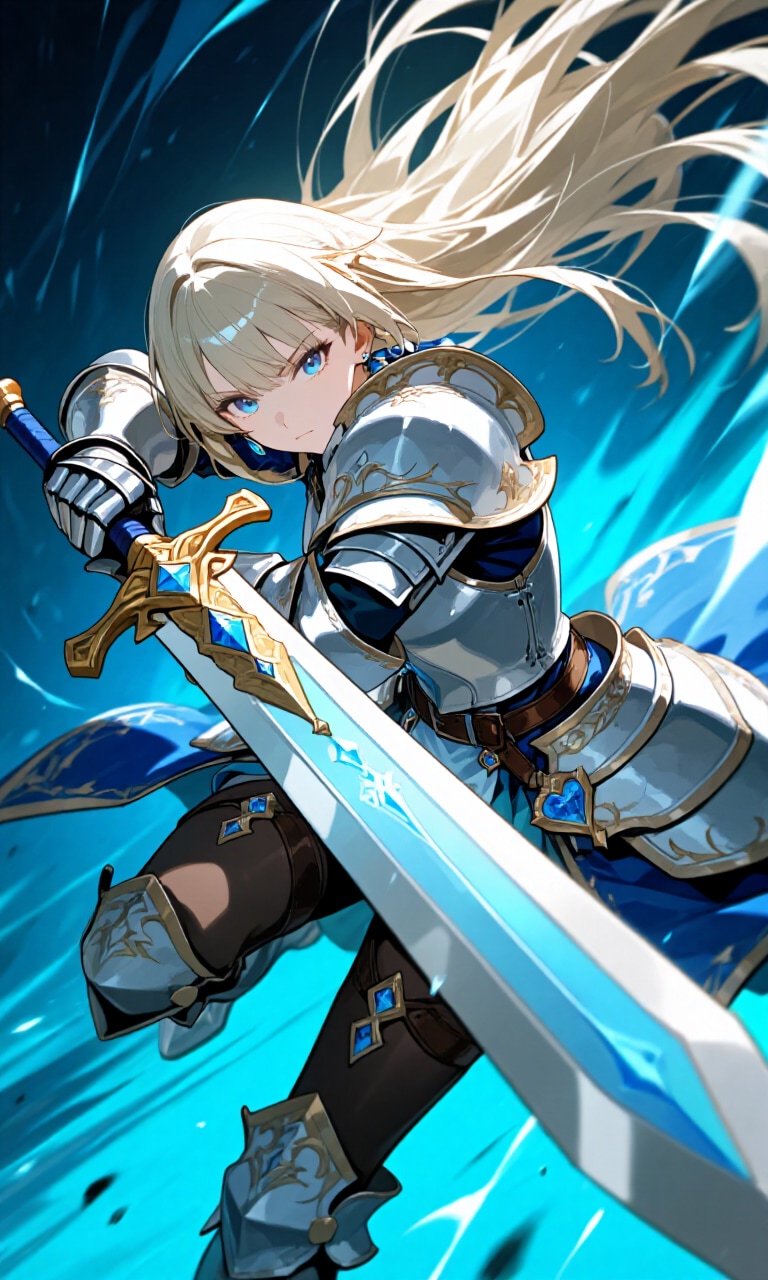 剣のポーズ16 | の人気AIイラスト・グラビア