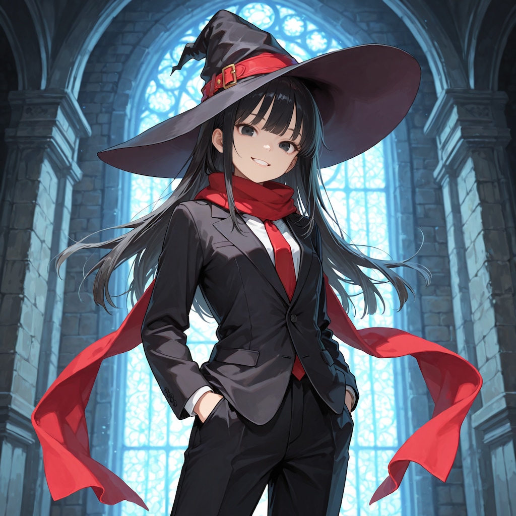 イケメン女子スーツな魔女さん