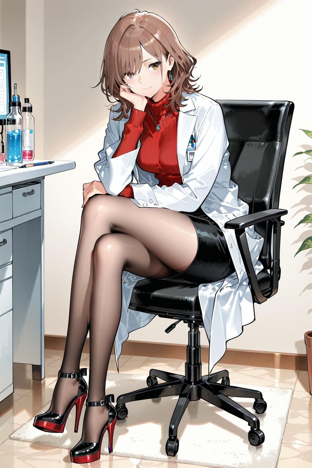 PHOENIXで女性研究員 | の人気AIイラスト・グラビア