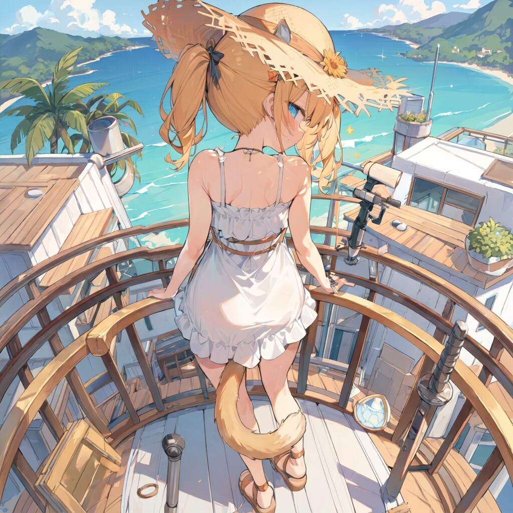 こるり「尻尾用の部分が無い」まや「気をつけろよ」 | の人気AIイラスト・グラビア