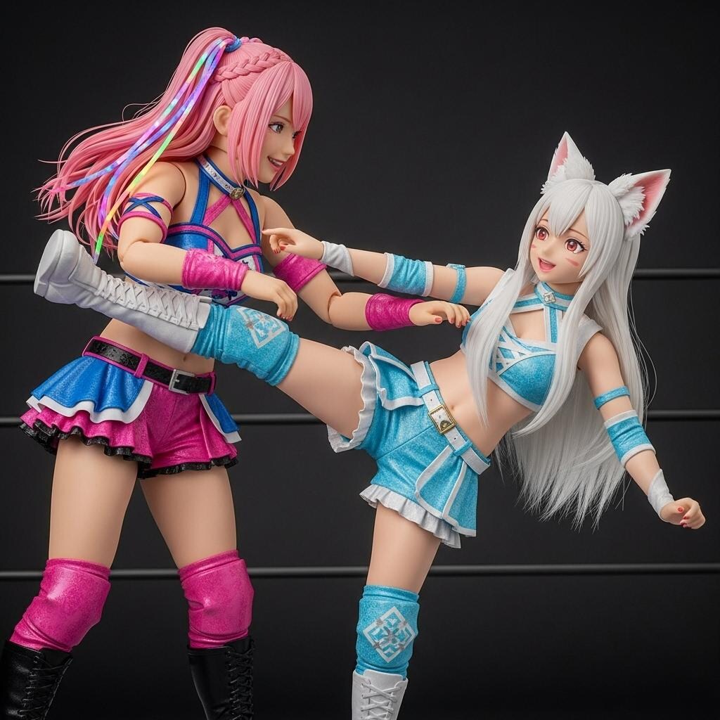 女子プロレスフィギュア