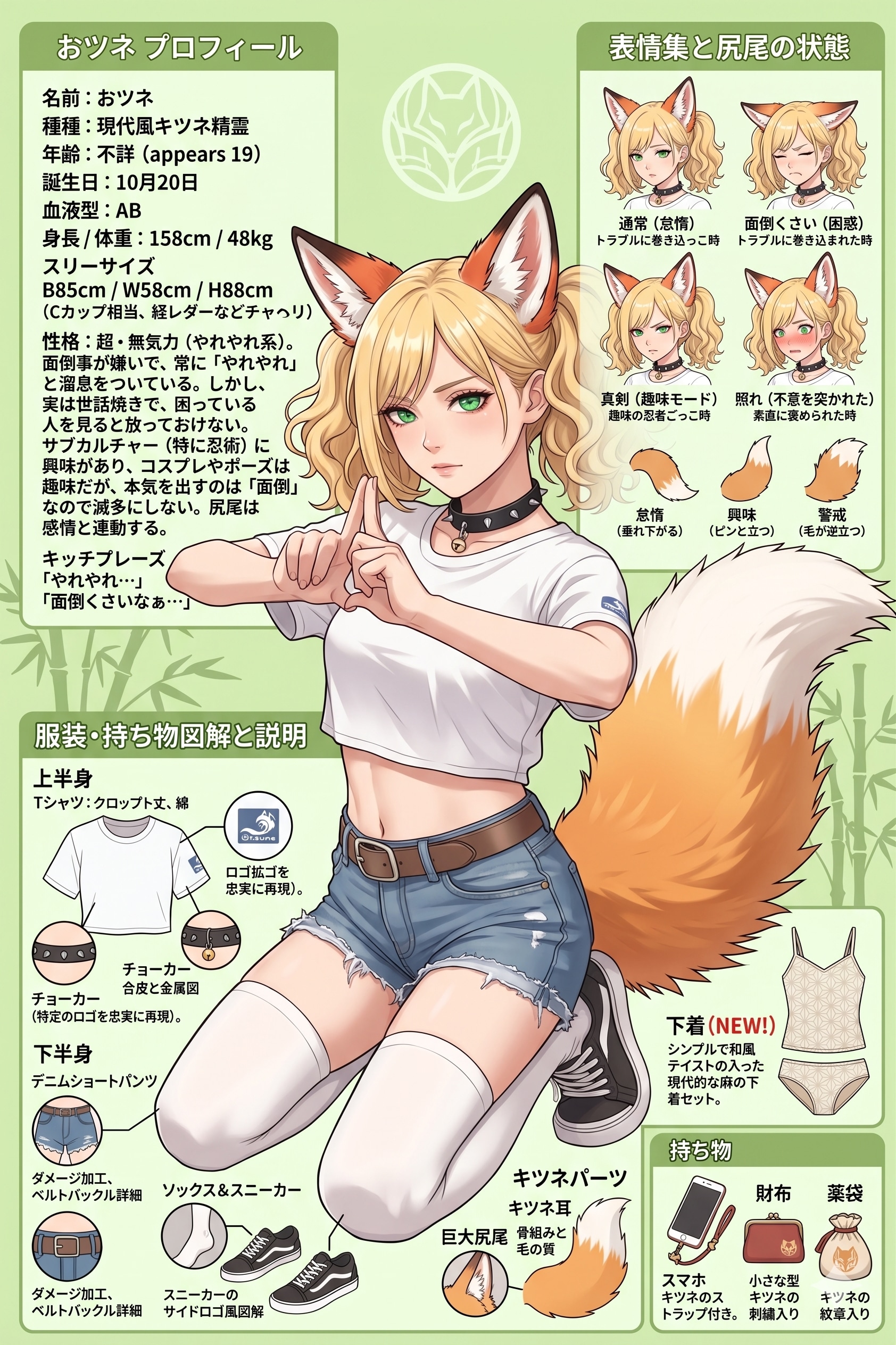 やれやれ系キツネ娘「おツネ」
