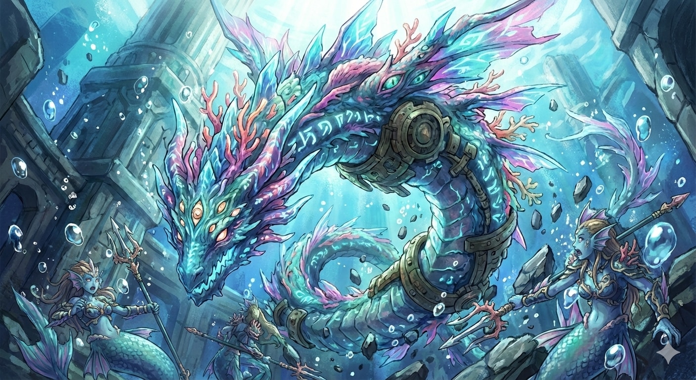 幻想海の生態系 | の人気AIイラスト・グラビア