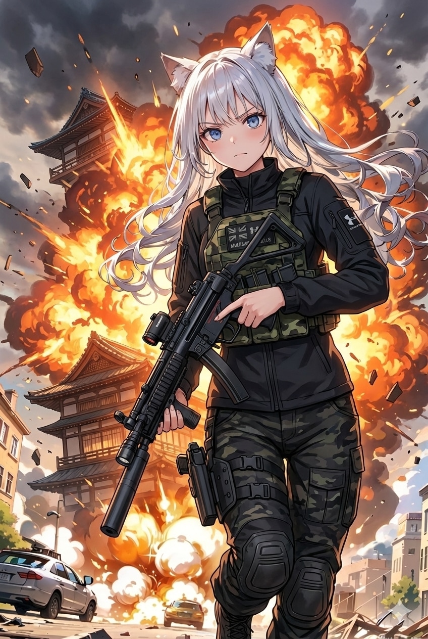 【遅刻】THE  爆炎（エクスプロージョン）💥💥💥 | の人気AIイラスト・グラビア