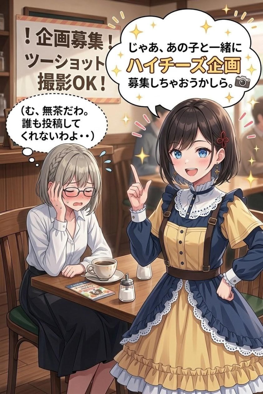 青井瞳菜とツーショット？ナツキも