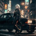 白と黒とネオン 3枚目