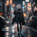 白と黒とネオン 2枚目