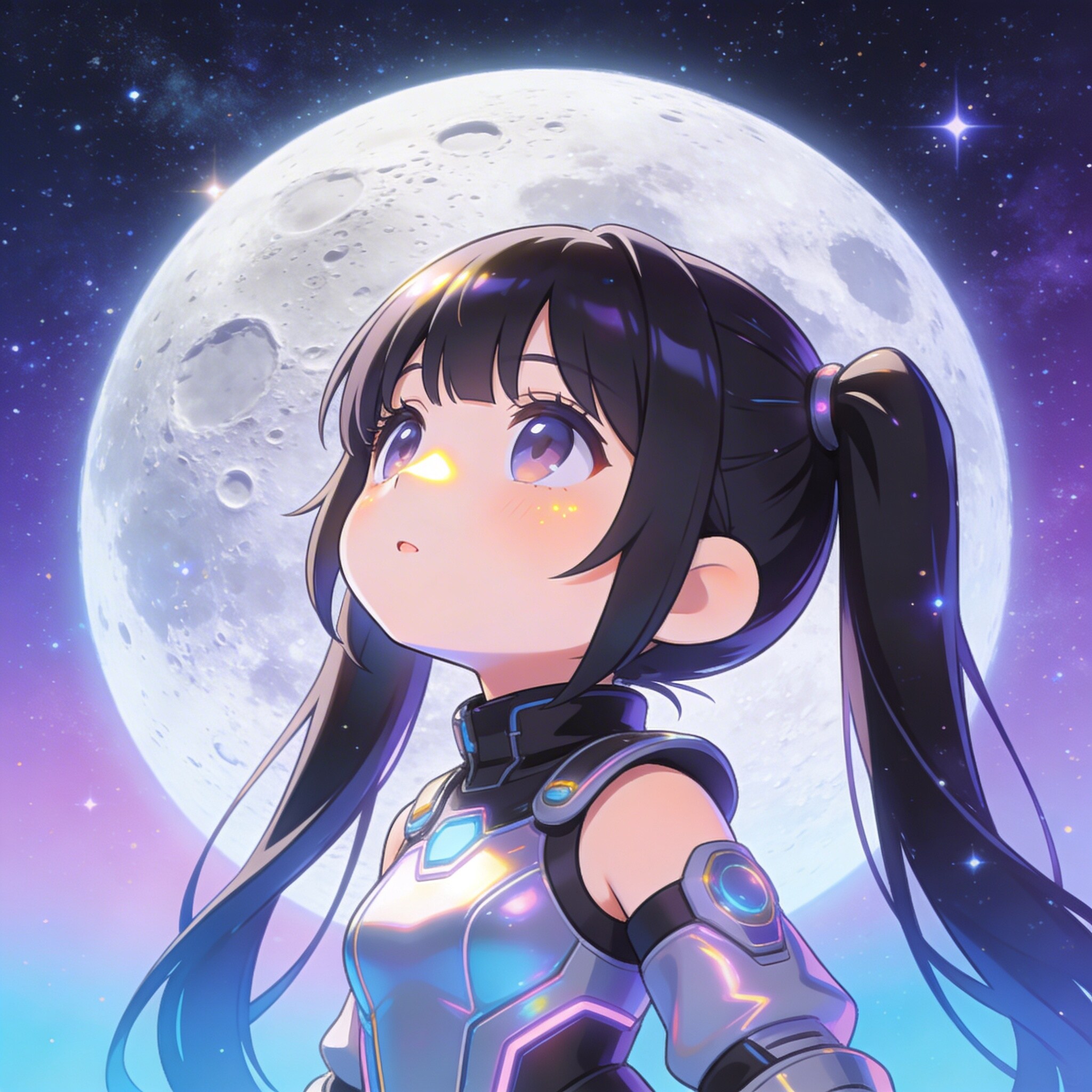 黒ツイさん。月