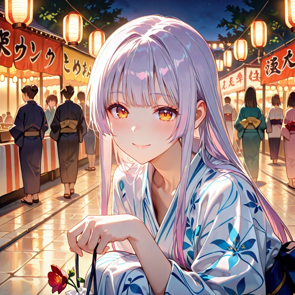 彼女とお祭りデート