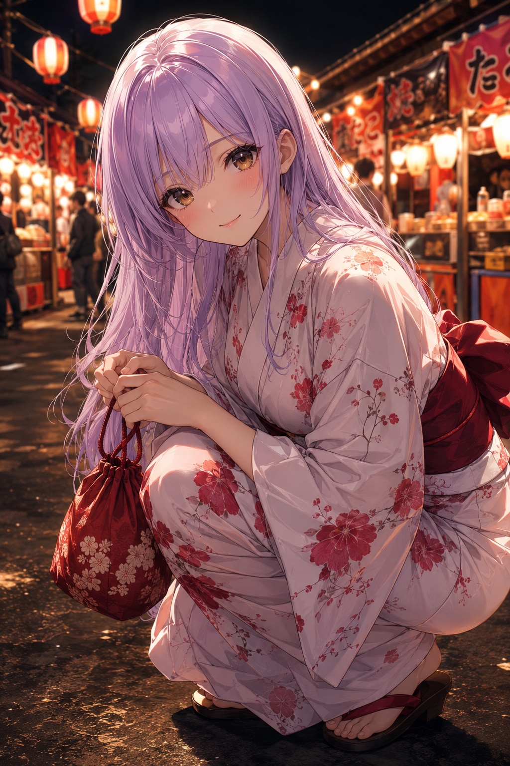 彼女とお祭りデート