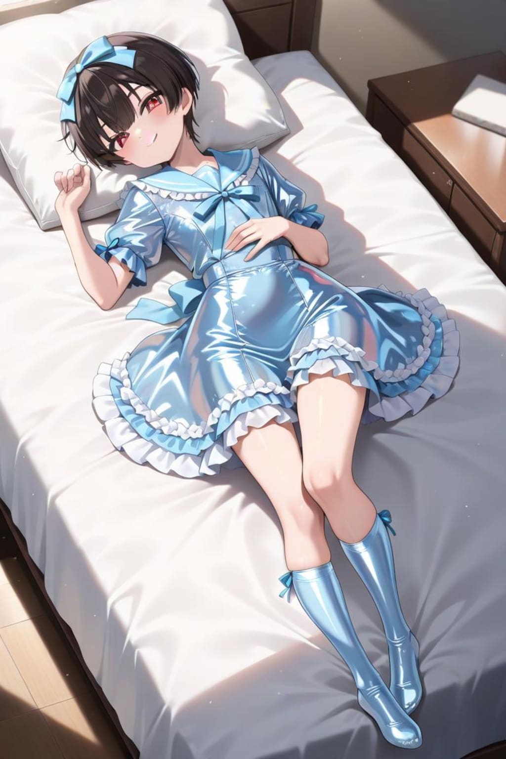 自宅でナチュラルに女装する男子　あゆむ君