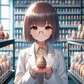 イースターエッグ研究所で働く女性研究員🥼🥚✨ 3枚目