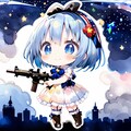 9月9日はチルノ⑨の日：SDXL版:3/3--[9枚] 9枚目