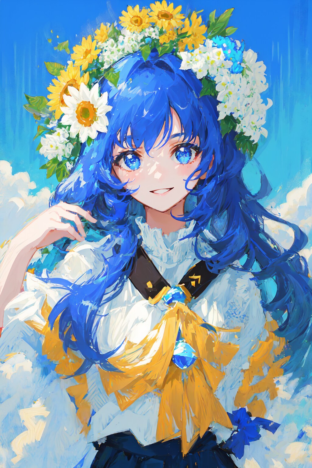 青
