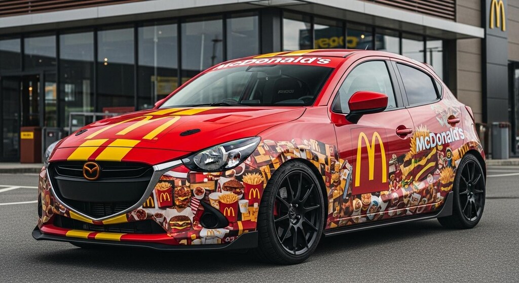 マクドナルドカラーデミオ