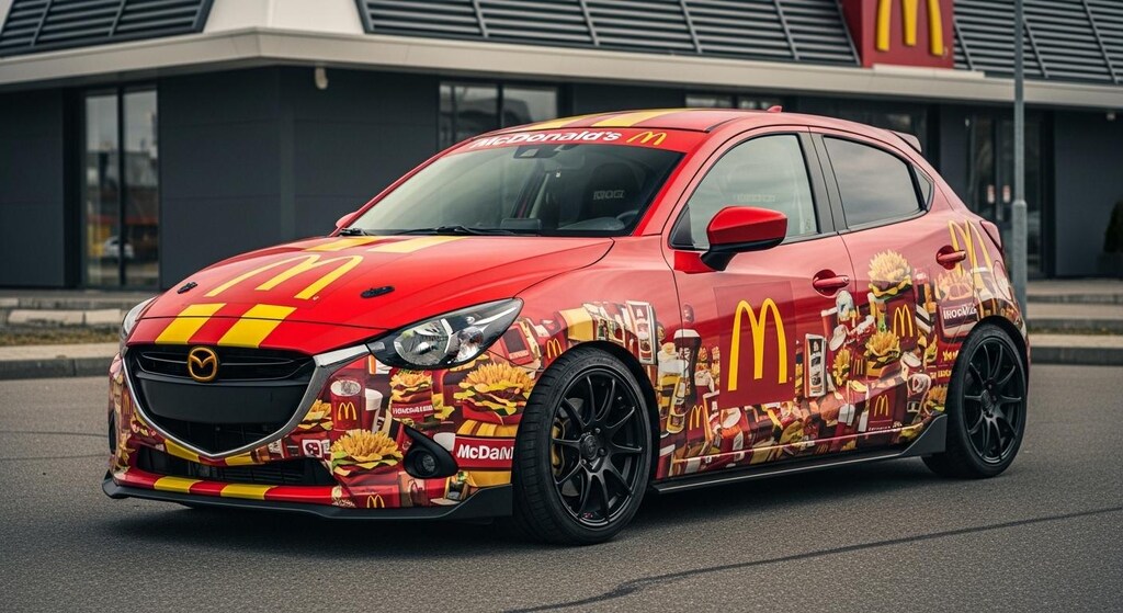 マクドナルドカラーデミオ