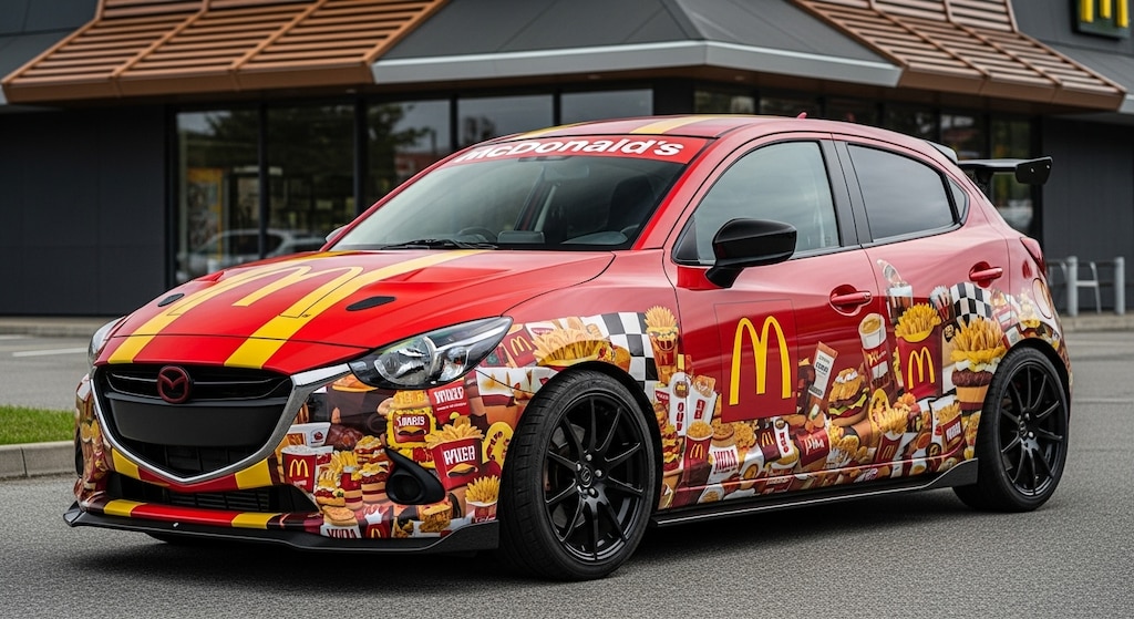 マクドナルドカラーデミオ