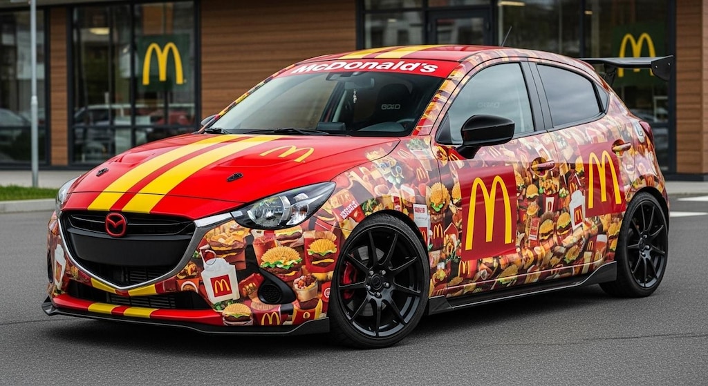 マクドナルドカラーデミオ