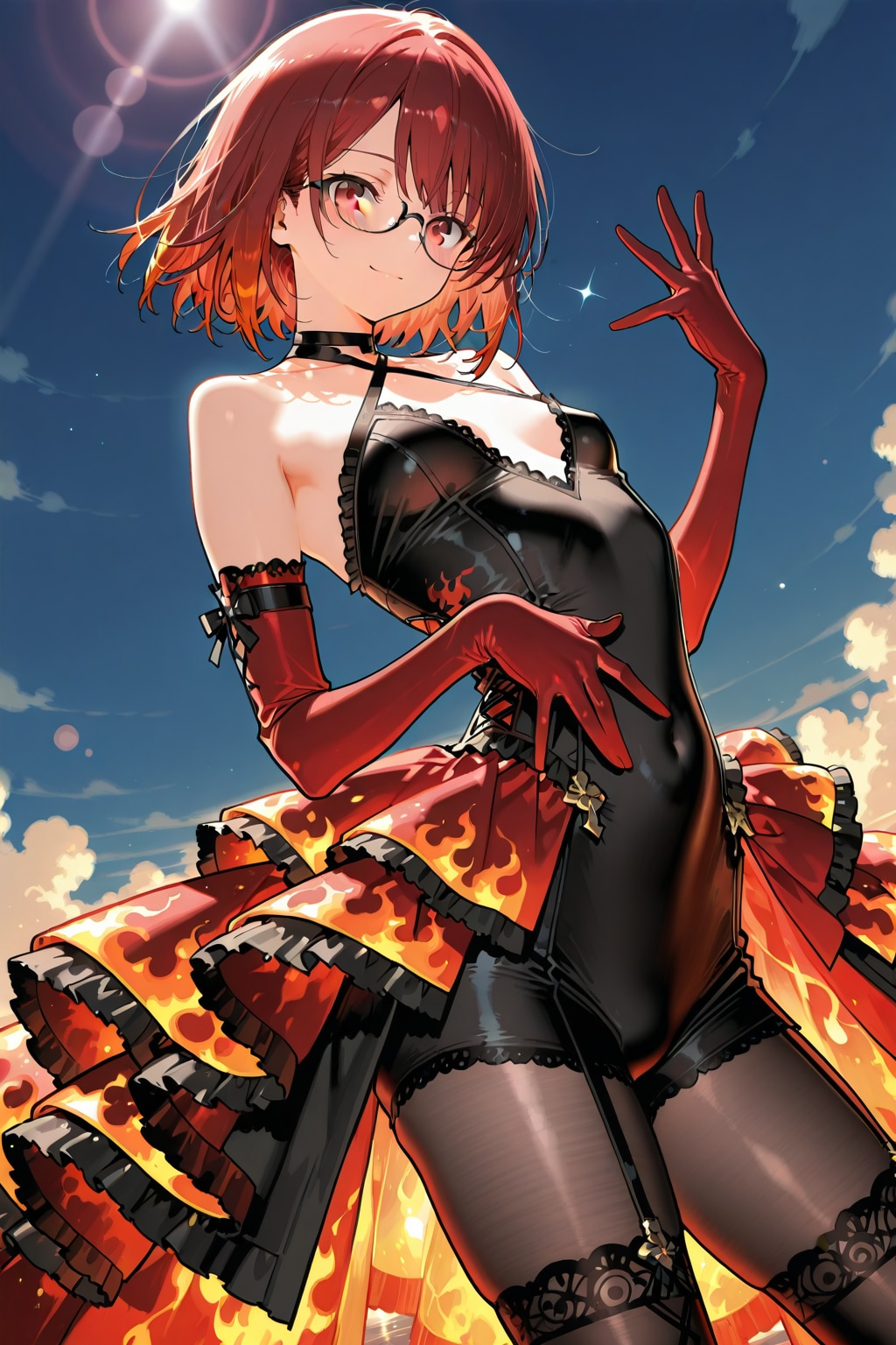 ショート眼鏡っ娘