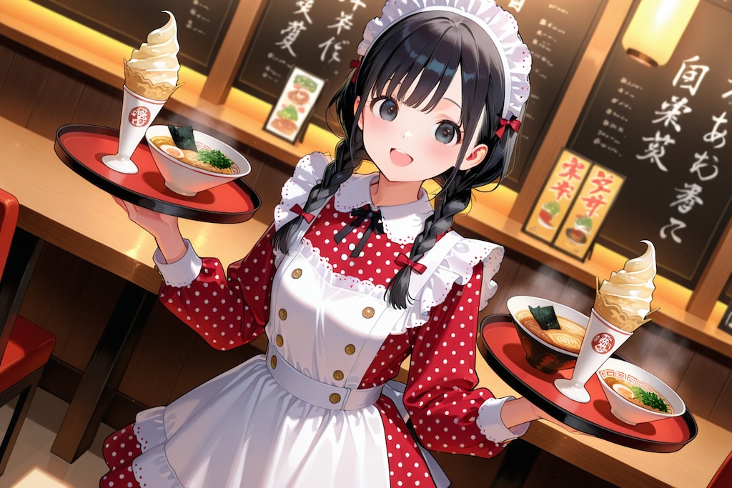 ラーメン屋の女の子