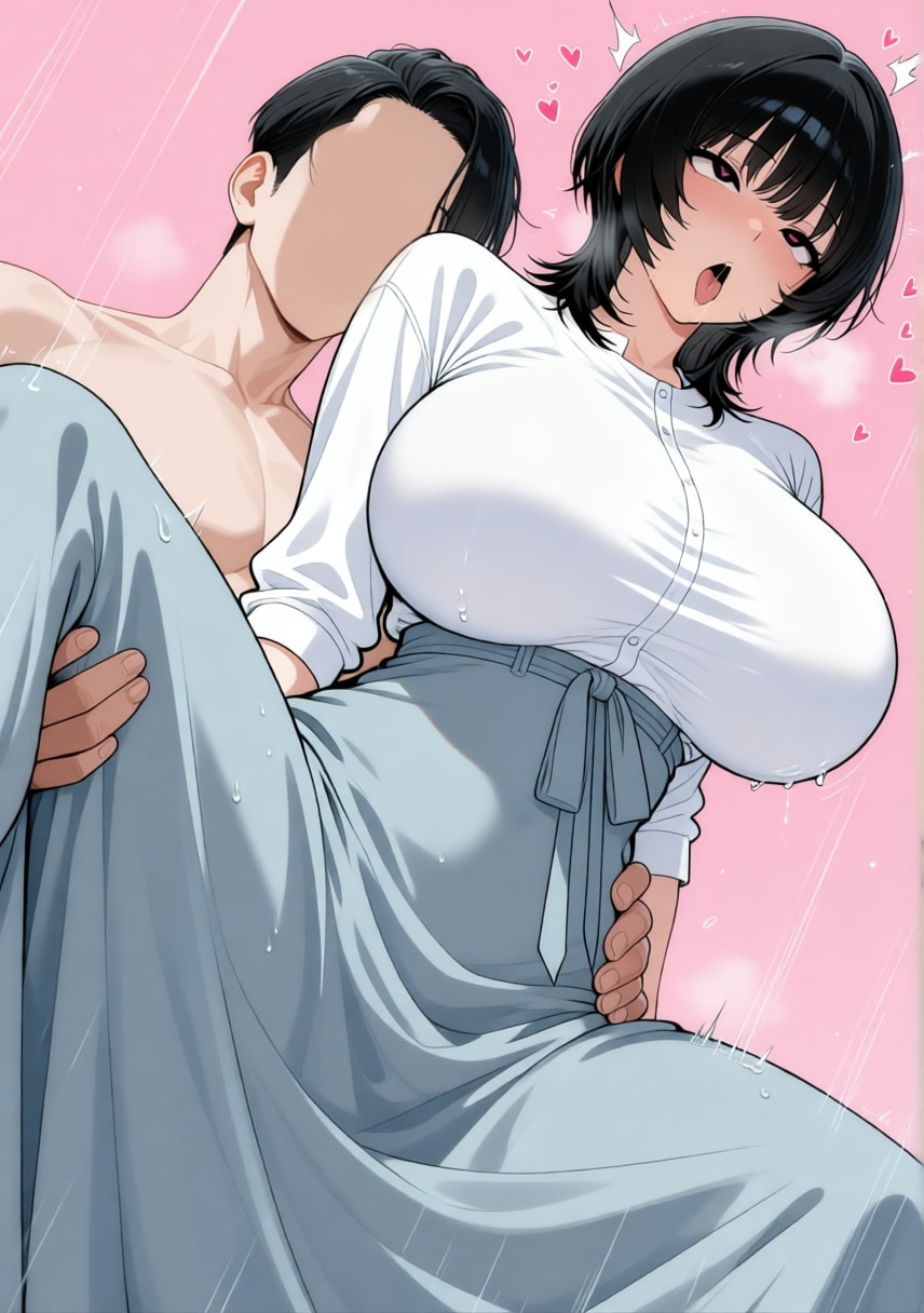 彼氏くん起きちゃうから…♡