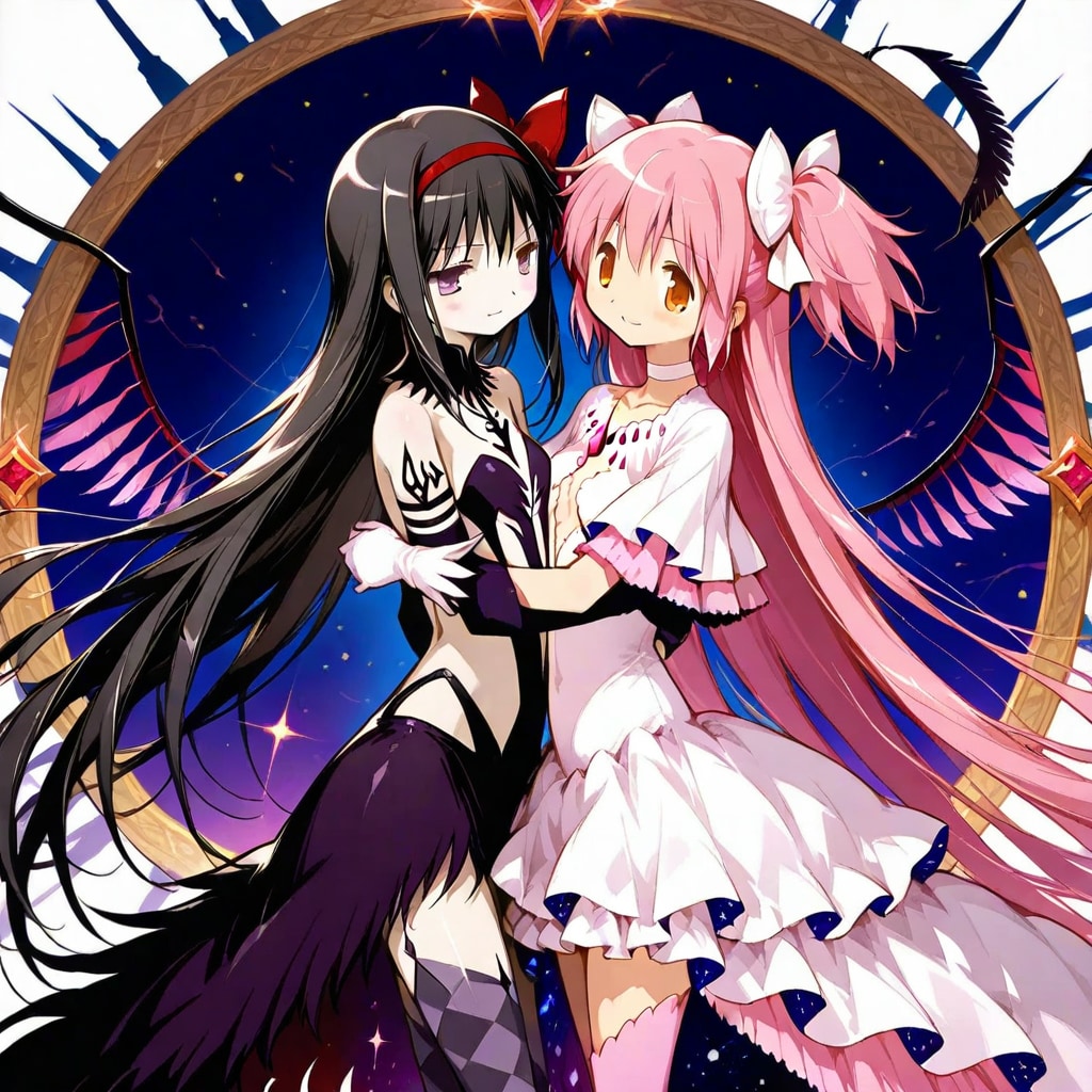 アルティメットまどか＆悪魔ほむら | の人気AIイラスト・グラビア