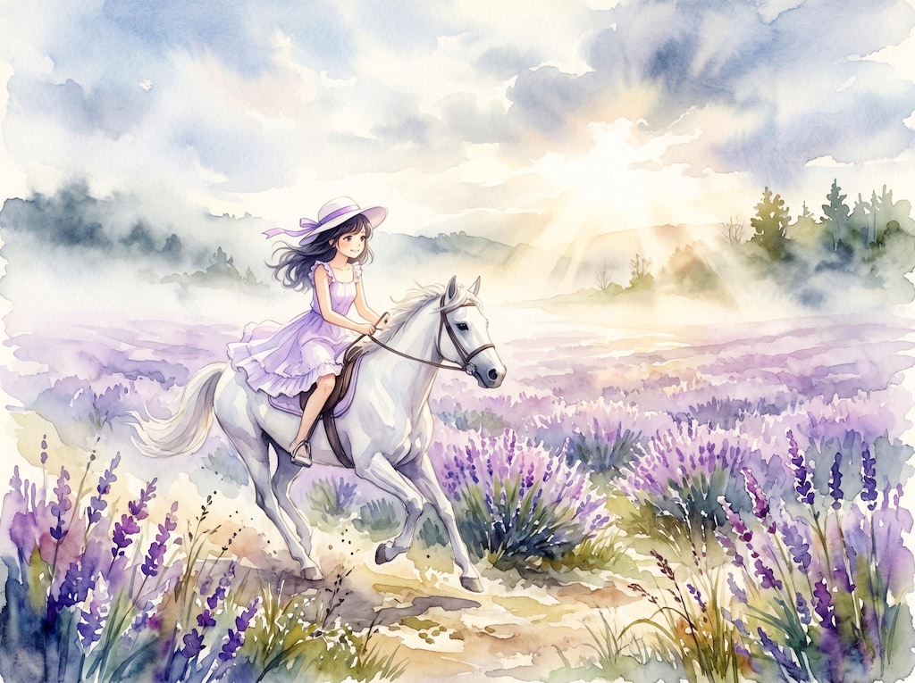 高原の少女