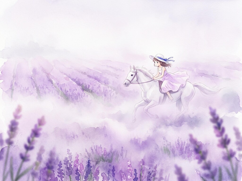 高原の少女